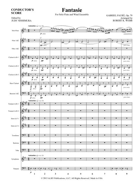 Faure, G :: Fantasie
