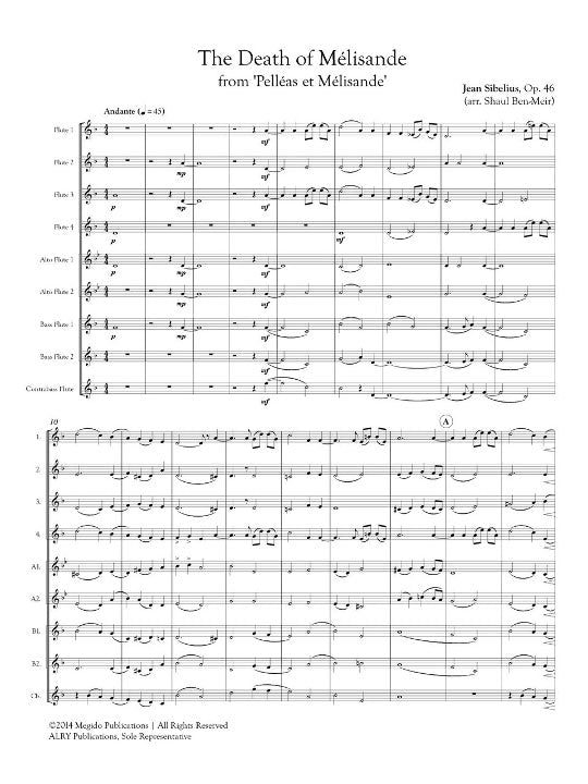 Sibelius, J :: The Death of Melisande from 'Pelleas et Melisande'