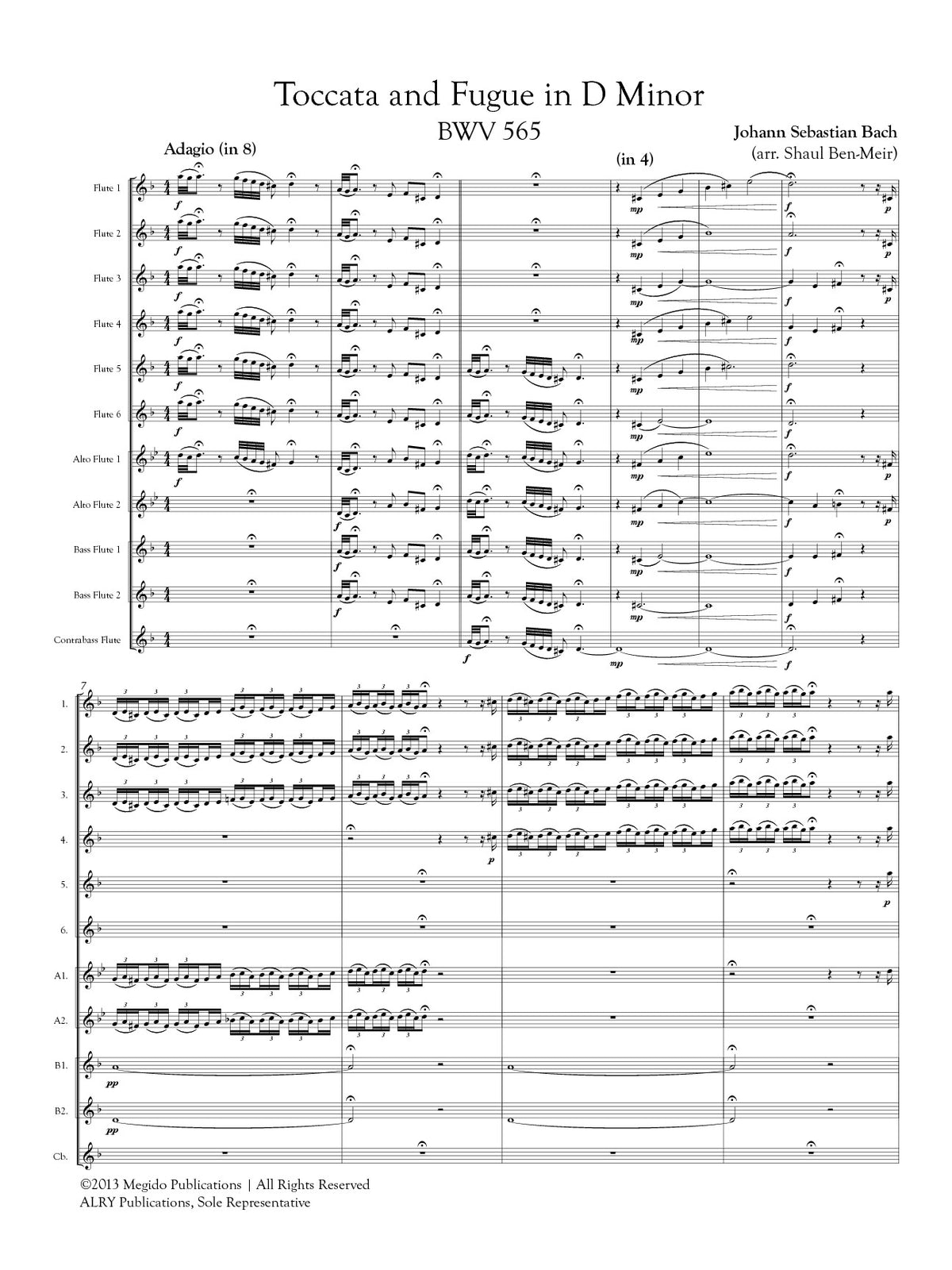 Bach, JS :: Toccata and Fugue in D Minor BWV 565