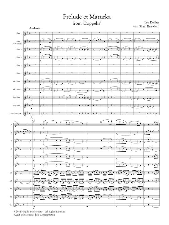 Delibes, L :: Prelude and Mazurka from Coppelia