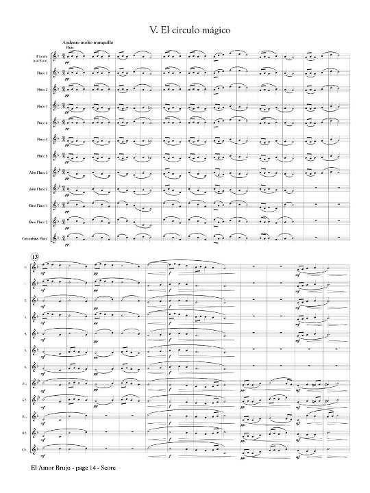 de Falla, M :: Suite from El Amor Brujo