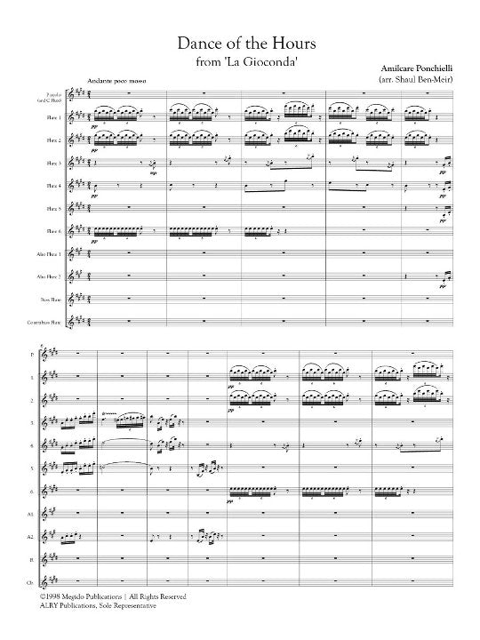 Ponchielli, A :: Dance of the Hours from 'La Gioconda'
