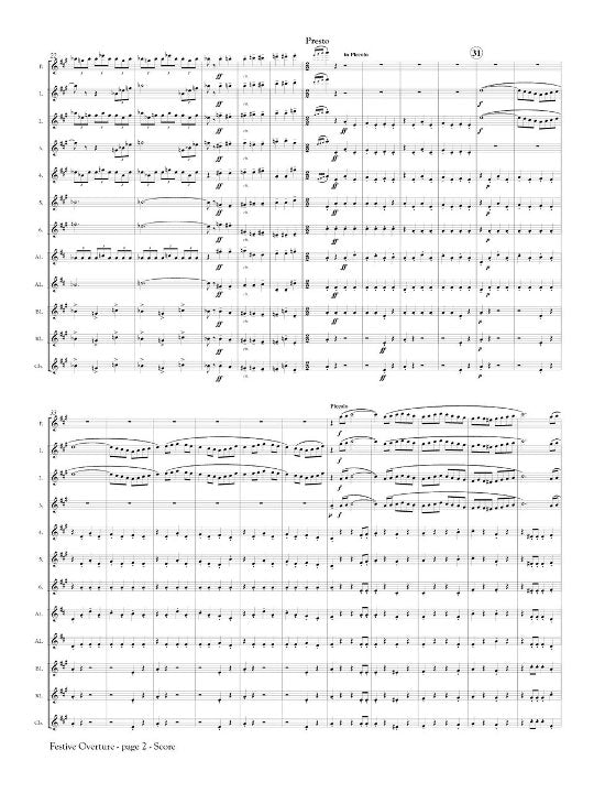 Shostakovich, D :: Festive Overture
