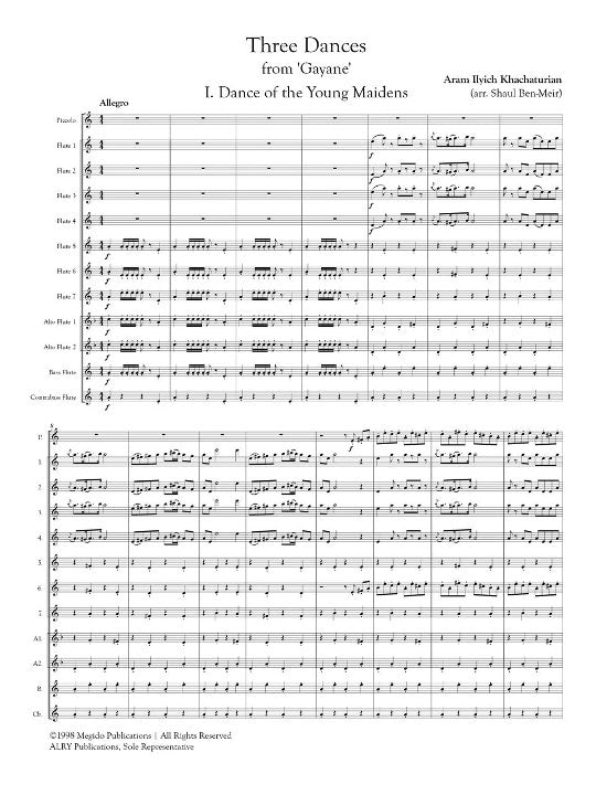 Khachaturian, AI :: Three Dances from 'Gayane'