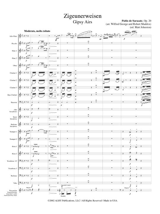 Sarasate, P :: Zigeunerweisen