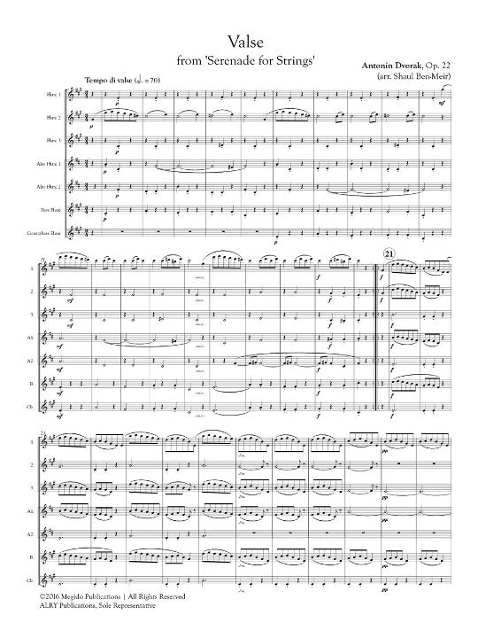 Dvorak, A :: Valse from 'Serenade for Strings'