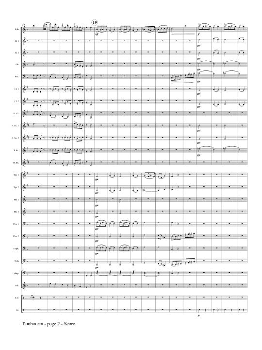 Gossec, FJ :: Tambourin