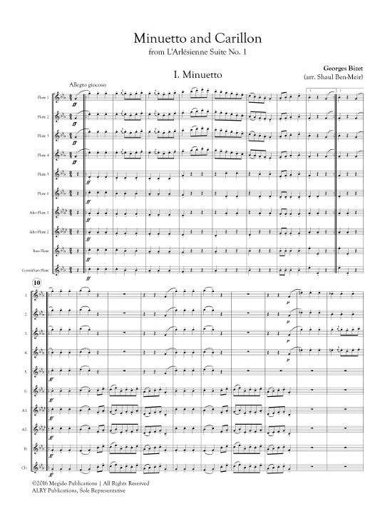 Bizet, G :: Minuetto and Carillon from L'Arlesienne Suite No. 1