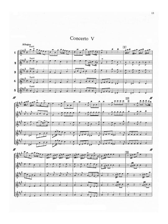Boismortier, JB :: Six Concerti for Five Flutes, Op. 15 - Volume II: Concerti 4-6