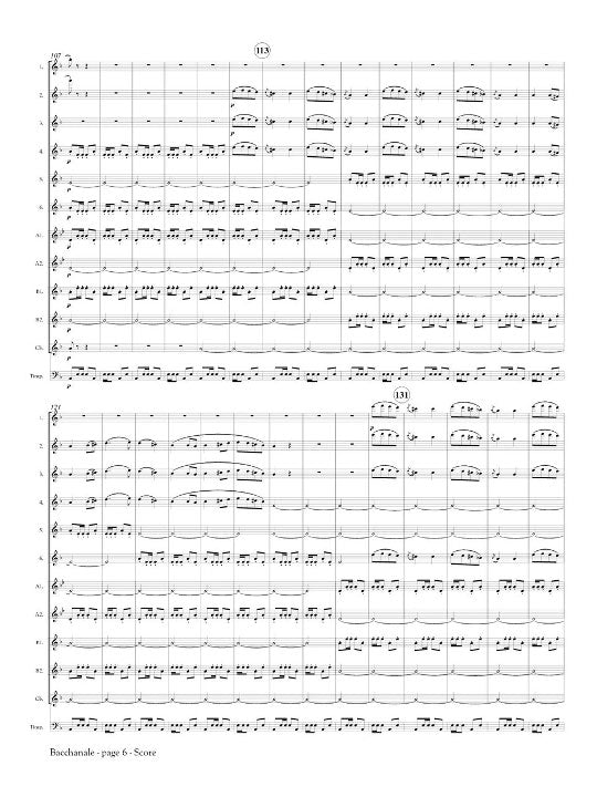 Saint-Saens, C :: Bacchanale from 'Samson and Delilah'