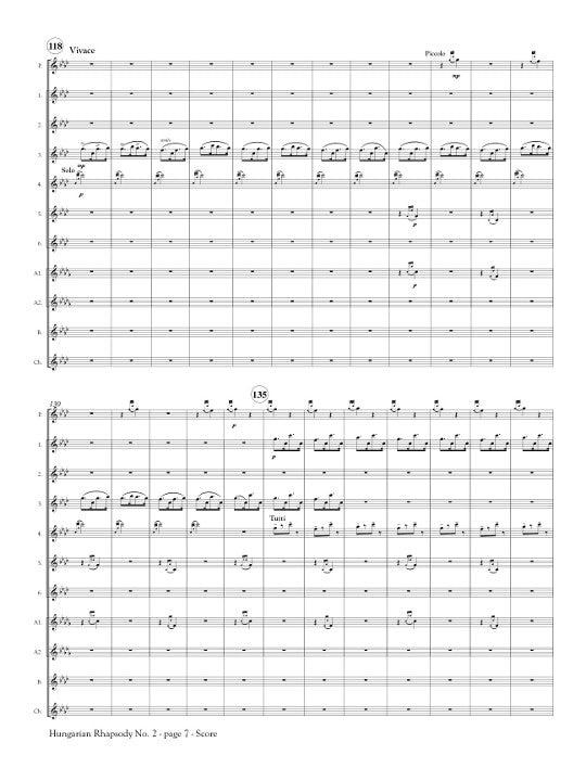 Liszt, F :: Hungarian Rhapsody No. 2