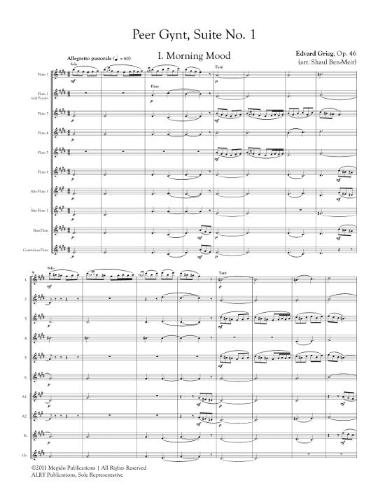 Grieg, E :: Peer Gynt Suite No. 1 op. 46