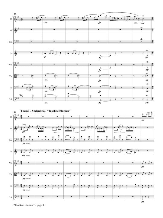 Schubert, F :: Introduction and Variations 'Trockne Blumen'
