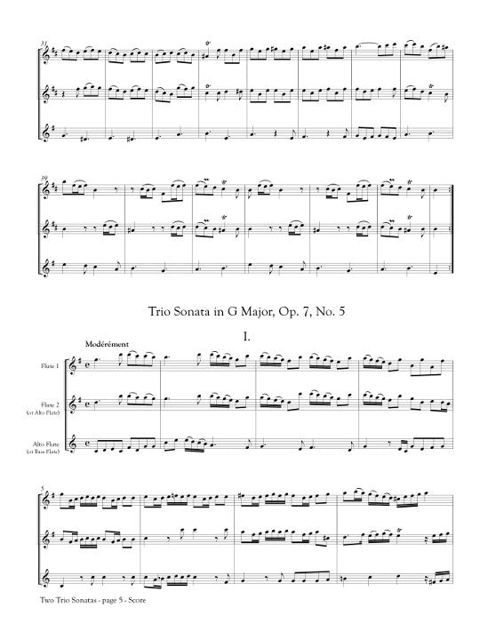 Boismortier, JB :: Two Trio Sonatas