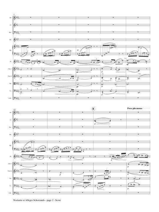 Gaubert, P :: Nocturne et Allegro Scherzando