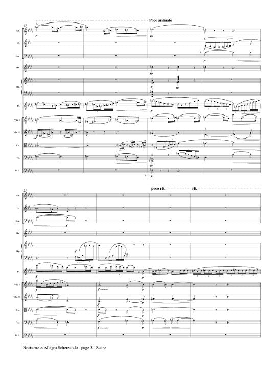 Gaubert, P :: Nocturne et Allegro Scherzando
