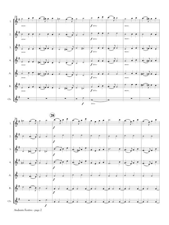Sibelius, J :: Andante Festivo