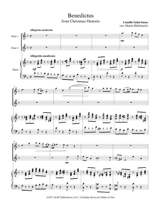 Saint-Saens, C :: Benedictus from Christmas Oratorio