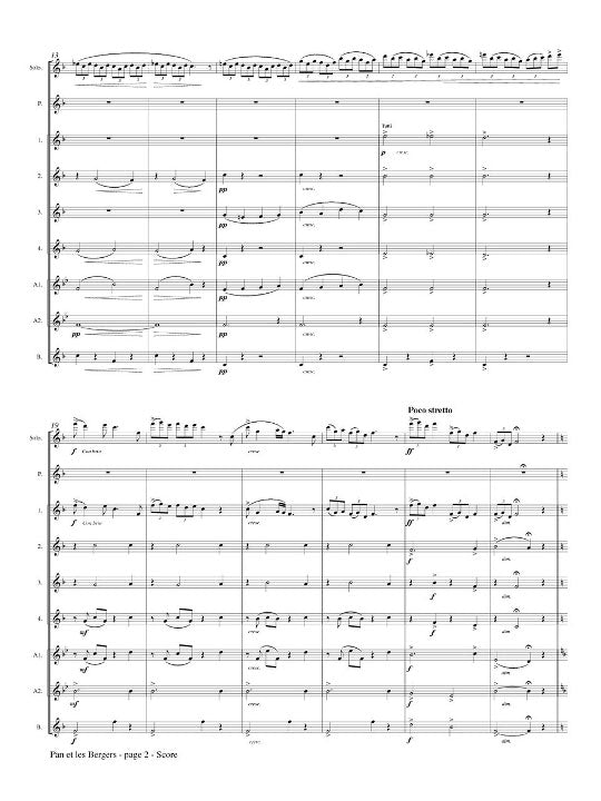 Mouquet, J :: Pan et les Bergers from 'La Flute de Pan'