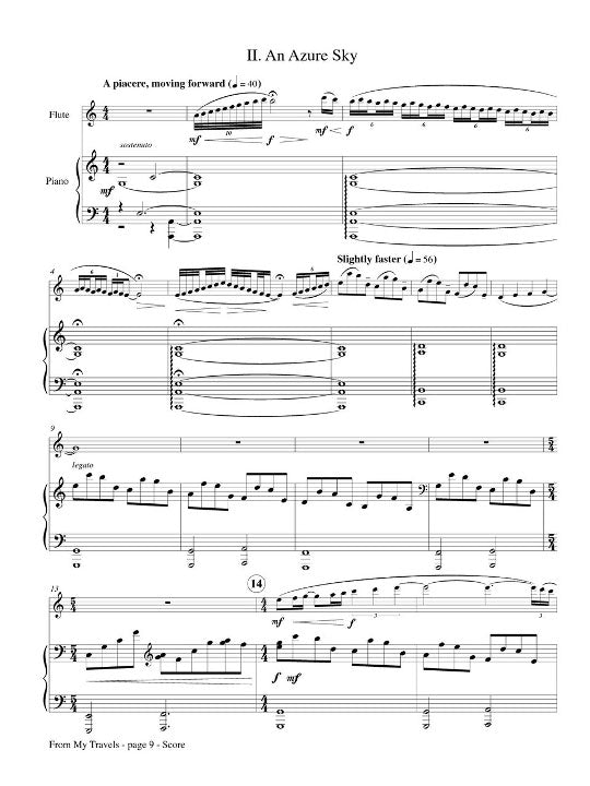 Davison, P :: From My Travels: Concerto for Flute