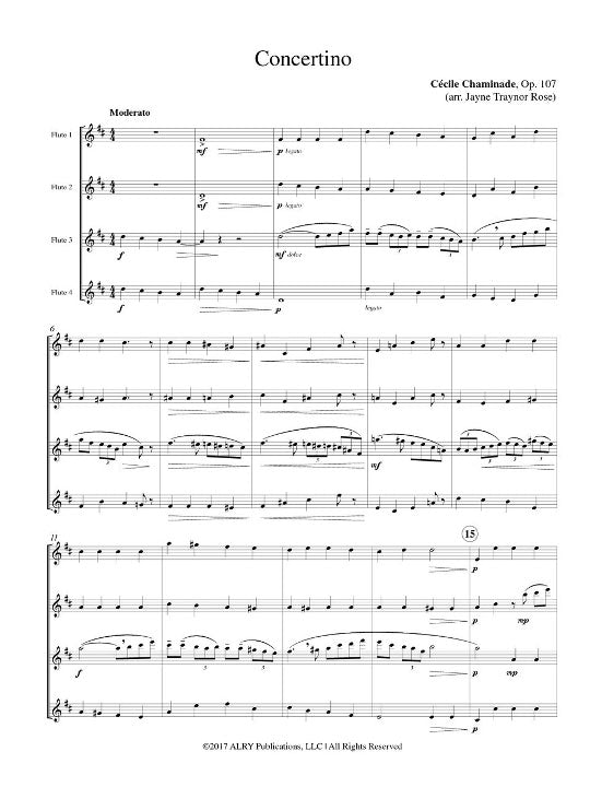 Chaminade, C :: Concertino Op. 107