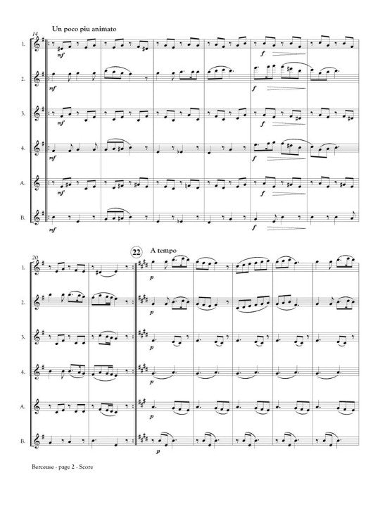 Andersen, J :: Berceuse Op. 28, No. 1