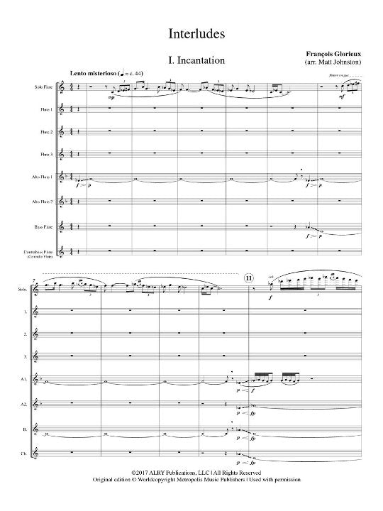 Glorieux, F :: Interludes