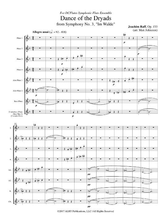 Raff, J :: Dance of the Dryads from Symphony No. 3, 'Im Walde'