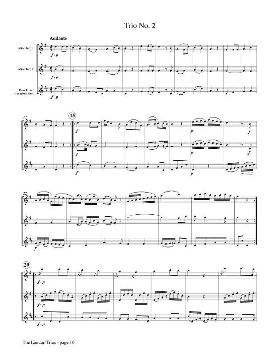Haydn, FJ :: The London Trios Hob. IV: 1-4