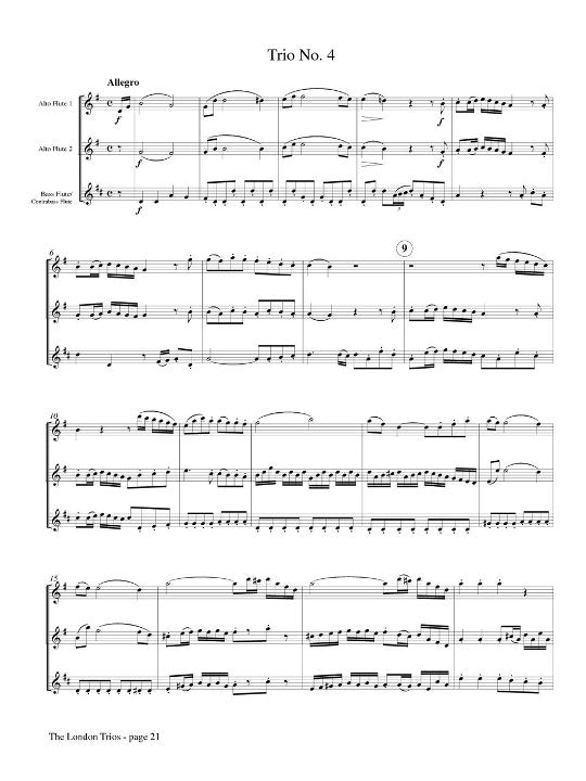 Haydn, FJ :: The London Trios Hob. IV: 1-4
