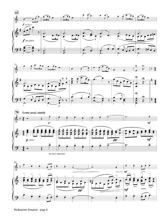Reinecke, C :: Weihnachts-Sonatine