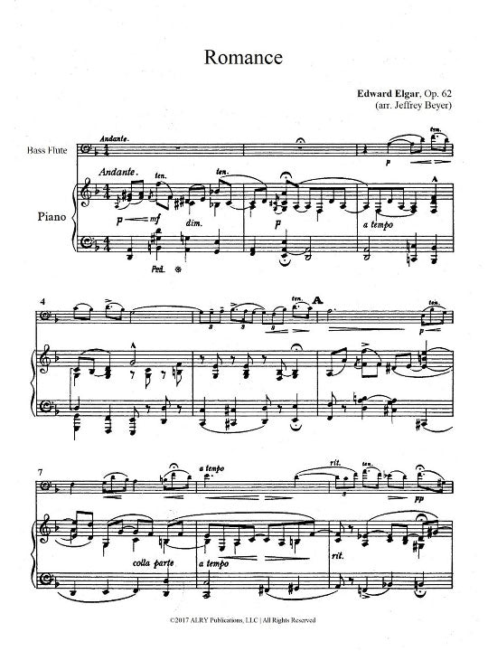 Elgar, E :: Romance, Op. 62