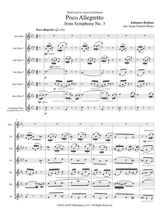 Brahms, J :: Poco Allegretto from Symphony No. 3