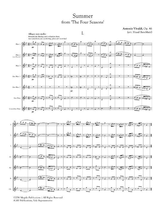 Vivaldi, A :: Summer from 'The Four Seasons'