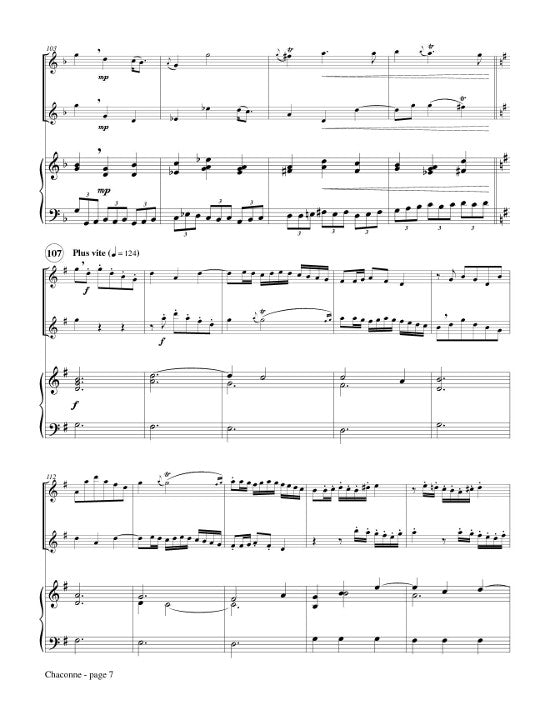 Leclair, J-M :: Chaconne from Deuxieme recreation de musique