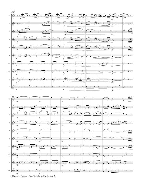 Dvorak, A :: Allegretto Grazioso from Symphony No. 8