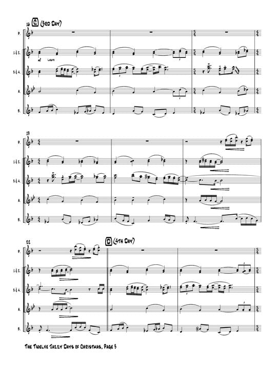 Traditional :: The Twelve Jazzy Days of Christmas