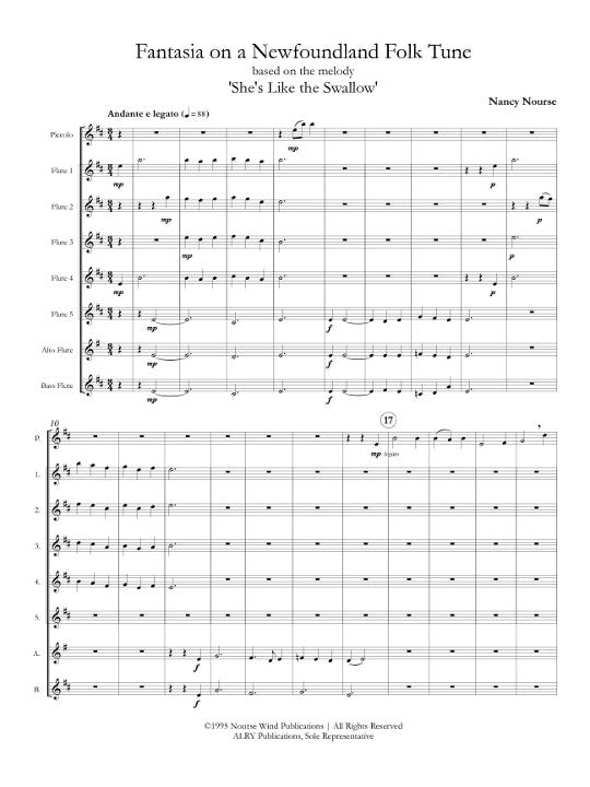 Nourse, N :: Fantasia on a Newfoundland Folk Tune