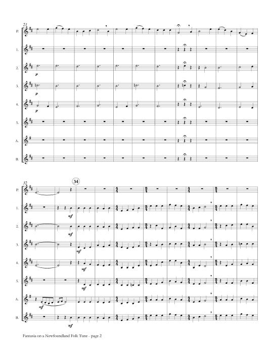 Nourse, N :: Fantasia on a Newfoundland Folk Tune