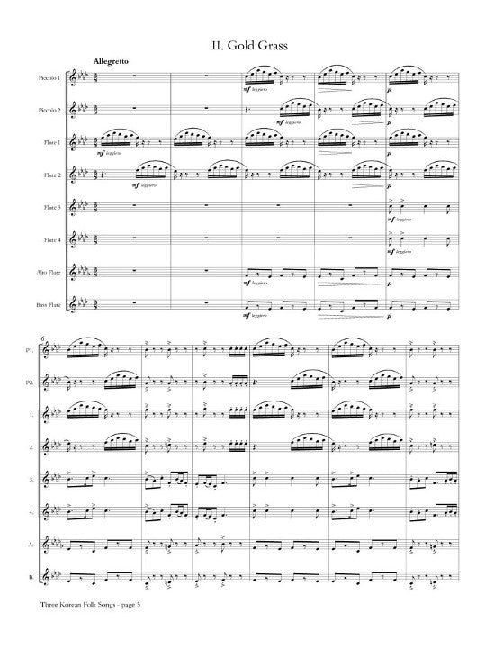 Traditional :: Three Korean Folk Songs