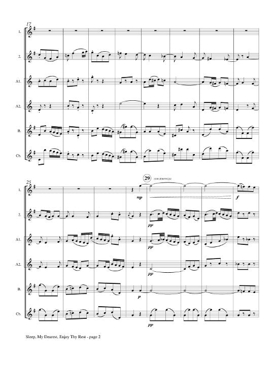 Bach, JS :: Sleep, My Dearest, Enjoy Thy Rest from the Christmas Oratorio, BWV 248