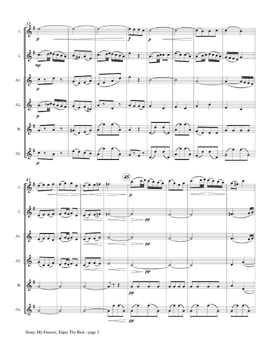 Bach, JS :: Sleep, My Dearest, Enjoy Thy Rest from the Christmas Oratorio, BWV 248