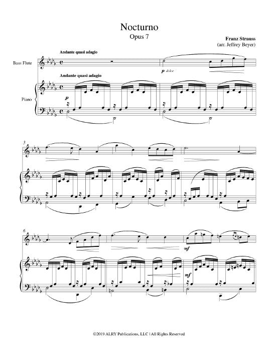 Strauss, F :: Nocturno, Op. 7