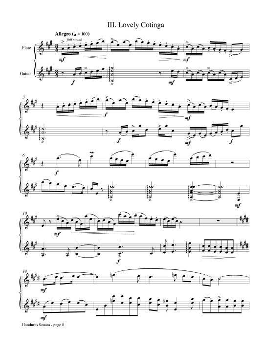 Zucker, L :: Honduras Sonata