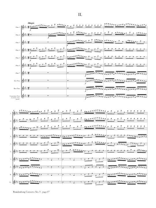Bach, JS :: Brandenburg Concerto No. 3