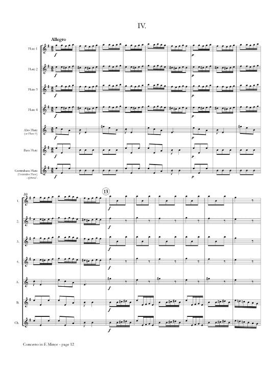 Vivaldi, A :: Concerto in E minor