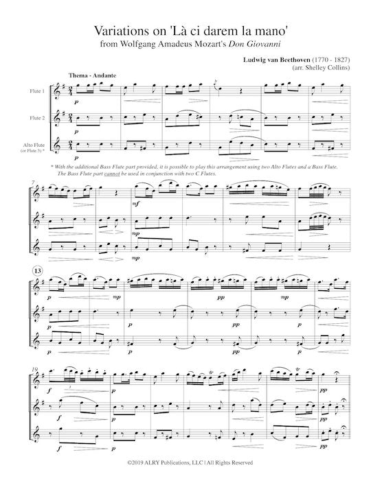 Beethoven, L :: Variations on 'La Ci Darem la Mano'
