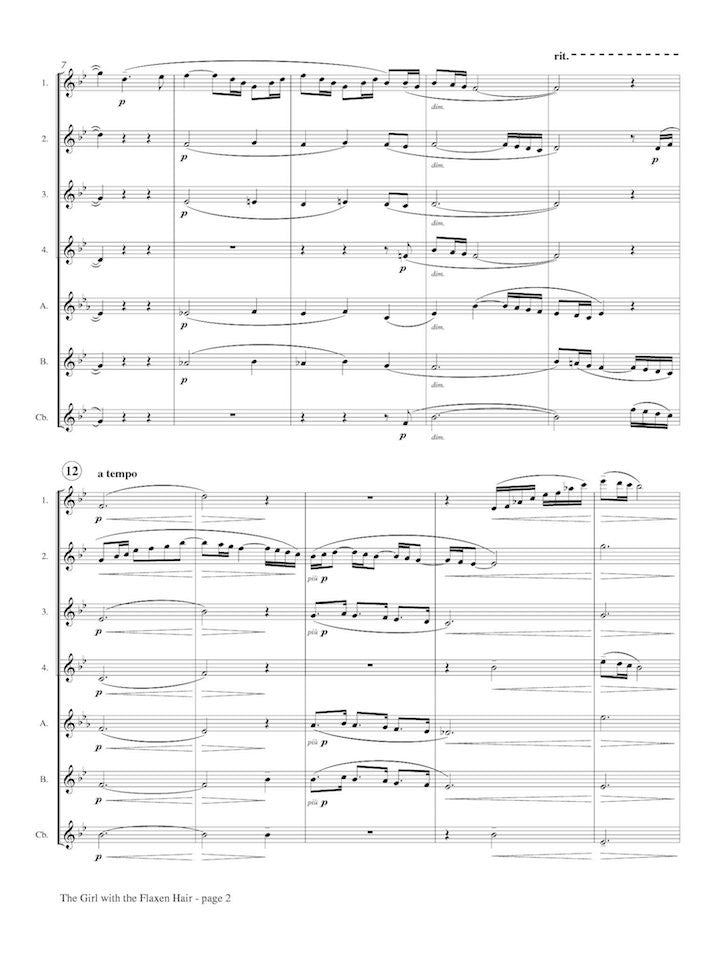 Debussy, C :: The Girl with the Flaxen Hair (La fille aux cheveux de lin)