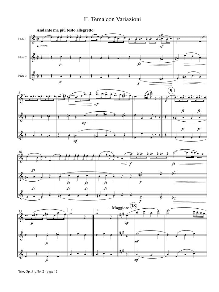 Berbiguier, BT :: Trio No. 2, op. 51