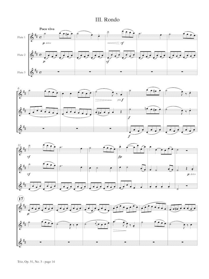 Berbiguier, BT :: Trio No. 3, op. 51